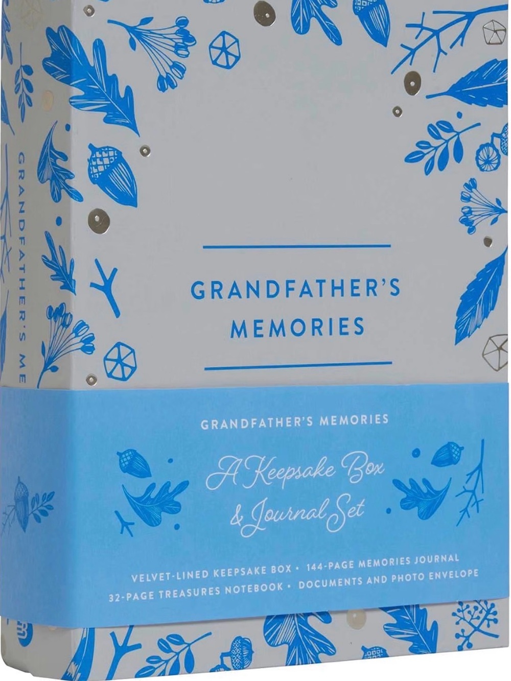 Keepsake Box & Journal Set - Blue